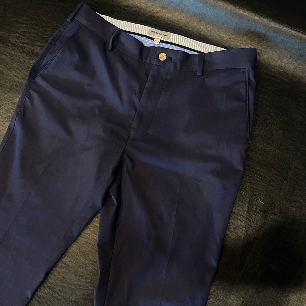 Peter Millar navy trousers/pants